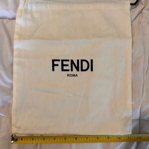 Fendi Cream Dust Bag